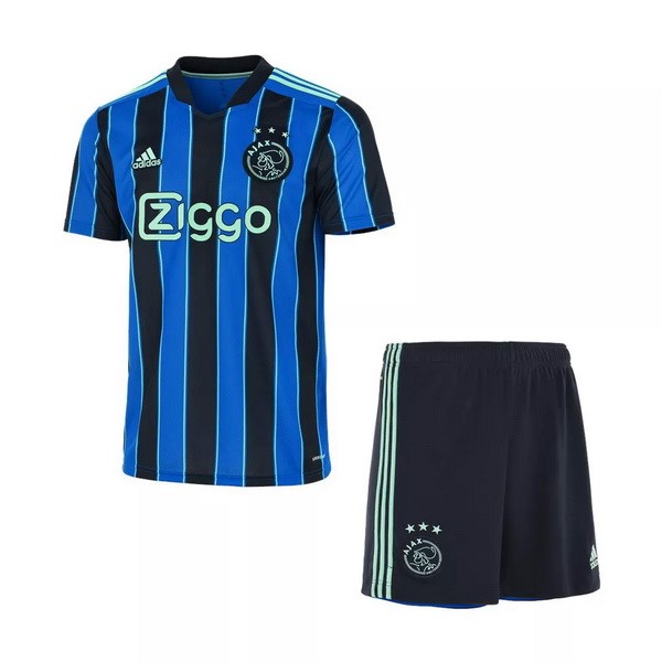 Camiseta Ajax Replica Segunda Ropa Niño 2021/22 Azul